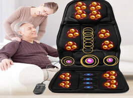 Foto van Schoonheid gezondheid electric vibrating massage cushion home car seat vibrator portable massager in