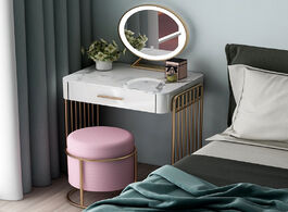 Foto van Meubels nordic bedroom modern minimalist marble dresser small apartment light luxury mini stable and