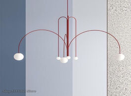 Foto van Lampen verlichting italian led iron pendant lights bedroom living room branch glass bedside lighting