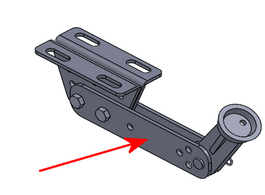 Foto van Beveiliging en bescherming swing gate opener bracket a pair outward opening use