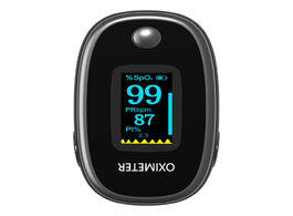 Foto van Schoonheid gezondheid pulsoksymetr na palec finger pulse oximeter blood oxygen monitor spo2 saturati