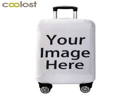 Foto van Tassen customize your image name logo luggage cover suitcase protective covers elastic anti dust cas
