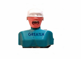 Foto van Schoonheid gezondheid dental training manikin phantom head with torso simulators hygiene simulator d