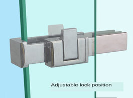 Foto van Bevestigingsmaterialen bathroom glass door lock latch u shaped shower room sliding gate limiting dev