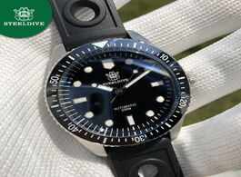 Foto van Horloge steeldive 1965 mens mechanical men nh35 movement diving watch luminous automatic watches 42m