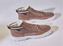 Foto van Schoenen women shoes fashion flock casual for increase sneakers flats platform high top warm plush w