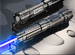 Foto van Beveiliging en bescherming high power blue light laser flashlight strong beam long range pointer ins