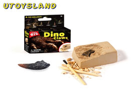 Foto van Speelgoed children educational fluorescence small dinosaur claw fossil excavation toy kits with envi