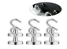 Foto van Huis inrichting 4pcs 2pcs strong magnetic hooks heavy duty wall hanger key coat cup hanging for home