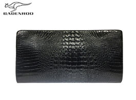 Foto van Tassen badenroo men bag alligator crocodile leather clutch large capacity embossing business brand e