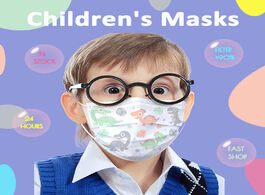 Foto van Schoonheid gezondheid 50pcs kids disposable medical mask face mouth children boy girl cartoon 3 ply 