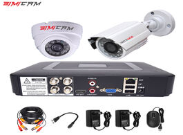 Foto van Beveiliging en bescherming 4ch dvr cctv system 2pcs cameras 1080p 2mp video surveillance 5 in 1 infr