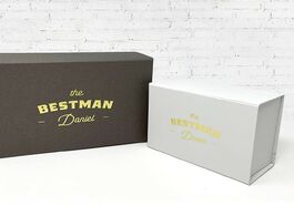 Foto van Huis inrichting personalized biack best man gift box white bestman proposal groomsman will you be my