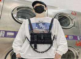 Foto van Tassen adjustable chest bag vest hip hop streetwear crossbody functional tactical harness rig kanye 