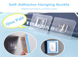 Foto van Huis inrichting double sided adhesive wall hooks transparent hanger strong suction cup sucker hook s