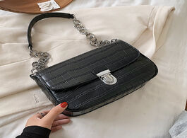 Foto van Tassen stone pattern pu leather crossbody bags for women 2021 simple solid color shoulder handbags f
