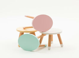 Foto van Meubels 2020 new simple round stool kindergarten learning chair baby furniture kids table and small 