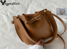 Foto van Tassen fashion new mini crossbody handbags brand design bucket bag organizer women s pu leather ladi