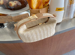 Foto van Tassen vento marea straw crossbody bag for women 2020 new bohemian small knitting summer purse and h