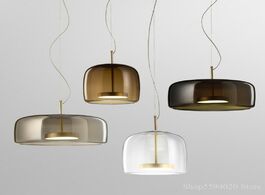 Foto van Lampen verlichting nordic modern individual glass chandelier lights hotel designer simple hanglamp b