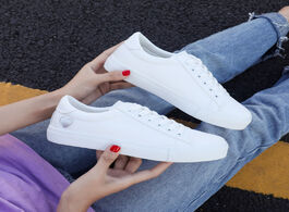 Foto van Schoenen women shoes 2020 ladies sneakers fashion fall casual vulcanized running white rubber sole f