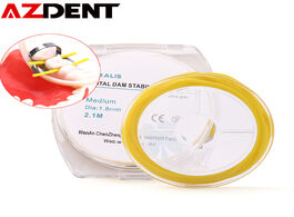 Foto van Schoonheid gezondheid 2.1m dia 1.8mm dental rubber dam stabilizing cord medium wedges clamps sheets 