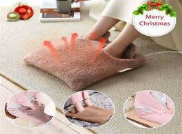 Foto van Huishoudelijke apparaten electric heated warm cosy foot hand warmer heating slippers sofa pillow por