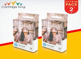 Foto van Computer 40 sheet compatible for hp sprocket photo paper 2x3 2 in 1 printer small zink sticker