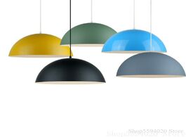 Foto van Lampen verlichting modern iron color lustre pendant lights nordic bar counter macarons hanging light