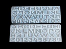 Foto van Huis inrichting 2020 new kitchen baking mold 26 alphabet english letters number silicone diy silica 