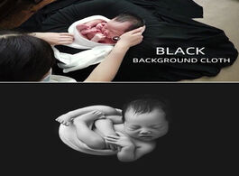 Foto van Baby peuter benodigdheden photography blankets newborn shooting stretch blanket new born black backg