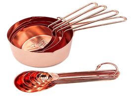 Foto van Huis inrichting 8pcs stainless steel measuring spoons set rose gold cups kitchen accessories baking 