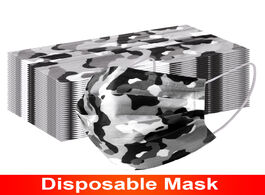 Foto van Beveiliging en bescherming 10 50 100pcs disposable mask non woven face masks 3 layer ply filter anti
