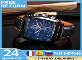 Foto van Horloge monaco 24 top brand luxury watch men tonneau automatic tourbillon stainless steel business m