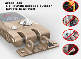 Foto van Beveiliging en bescherming smart door lock invisible hidden remote control bluetooth phone magnetic 