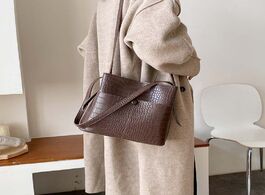 Foto van Tassen stone pattern pu leather bucket bags for women 2021 small shoulder simple bag female travel h