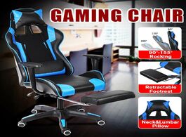Foto van Meubels 155 furniture office chair high back gaming recliner computer pu leather seat gamer lying ar