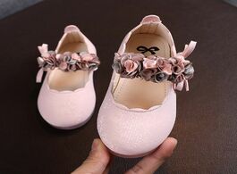 Foto van Baby peuter benodigdheden kids girls sandals princess party dance shoes autumn style with big flower