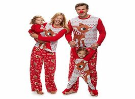 Foto van Baby peuter benodigdheden christmas family clothes set fashion adult kids pajamas cotton nightwear s