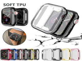 Foto van Horloge watch cover case for apple series 6 5 4 3 2 1 42mm 38m 40mm 44mm slim tpu screen protector i