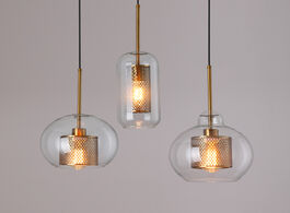 Foto van Lampen verlichting loft modern pendant light glass ball hanging lamp kitchen fixture dining hanglamp