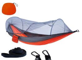 Foto van Meubels promotion 1 2 portable person camping outdoor hammock with mosquito net swing sleeping light