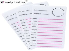 Foto van Schoonheid gezondheid 1pcs acrylic eyelashes display palette extensions pallet lash glue pad eyelash