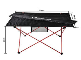 Foto van Meubels table red outdoor furniture folding camping weight ultralight desk fishing tables foldable r