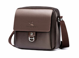Foto van Tassen new men crossbody bag shoulder bags functional handbags large capacity pu leather for male me