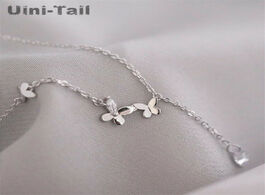 Foto van Sieraden uini tail hot sale new 925 sterling silver fairy style cute little butterfly micro set neck