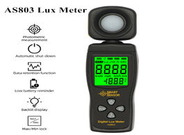 Foto van Gereedschap as803 luxmeter digital light meter lux photometer uv radiometer lcd illuminometer lumina