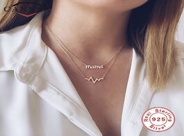 Foto van Sieraden canner 100 real 925 sterling silver necklace for women temperament clavicle mama necklaces 