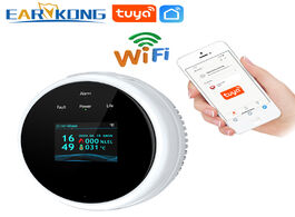 Foto van Beveiliging en bescherming earykong wifi natural gas sensor combustible household smart lpg alarm de