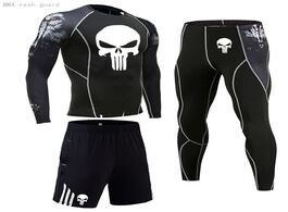 Foto van Sport en spel mma compression clothing men s punisher training jogging skin care kits running shorts